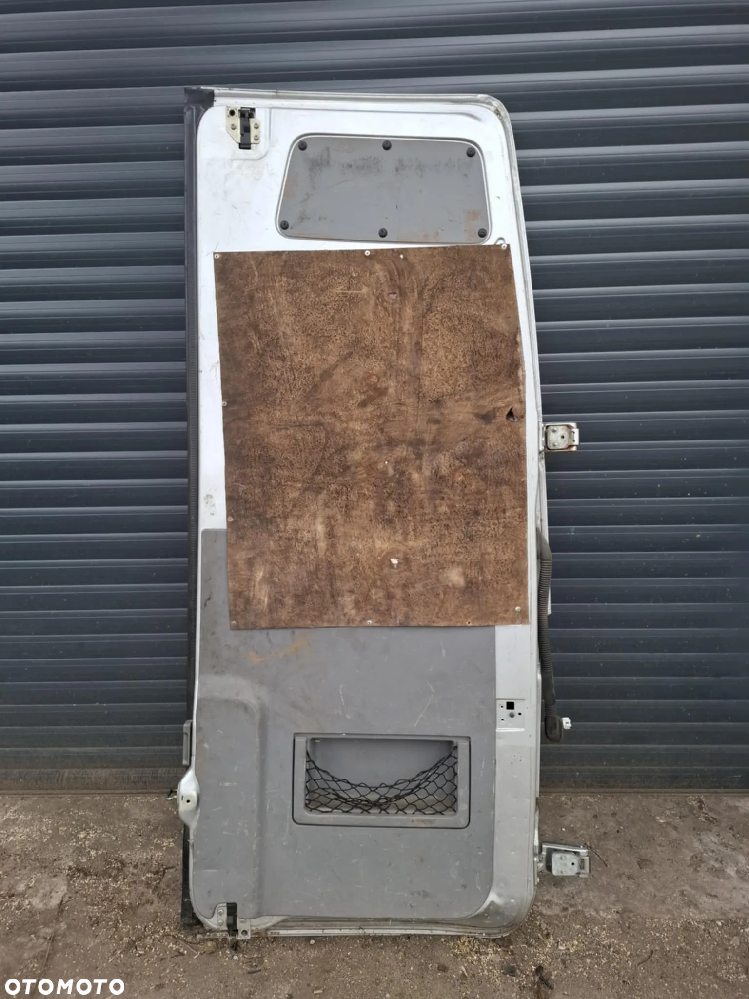 DRZWI LEWE TYLNE TYŁ VW CRAFTER W906 SPRINTER MERCEDES MAX SZYBA MAXI SREBRNE - 4