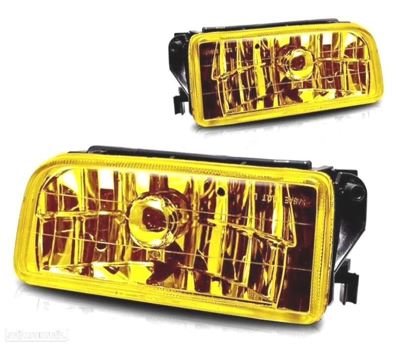 FARÓIS DE NEVOEIRO BMW E36 VIDRO AMARELO - 2
