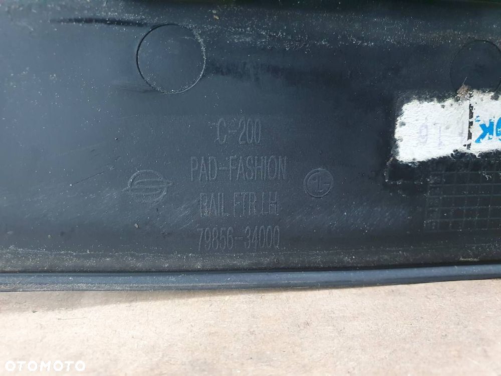 RELINGI KOMPLET LEWA PRAWA SREBRNE SSANGYONG KORANDO III - 9