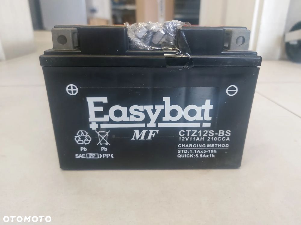 AKUMULATOR EASYBAT CTZ12S-BS L+12V 11AH 210A MOTOCYKLE SKUTERY QUADY - 1
