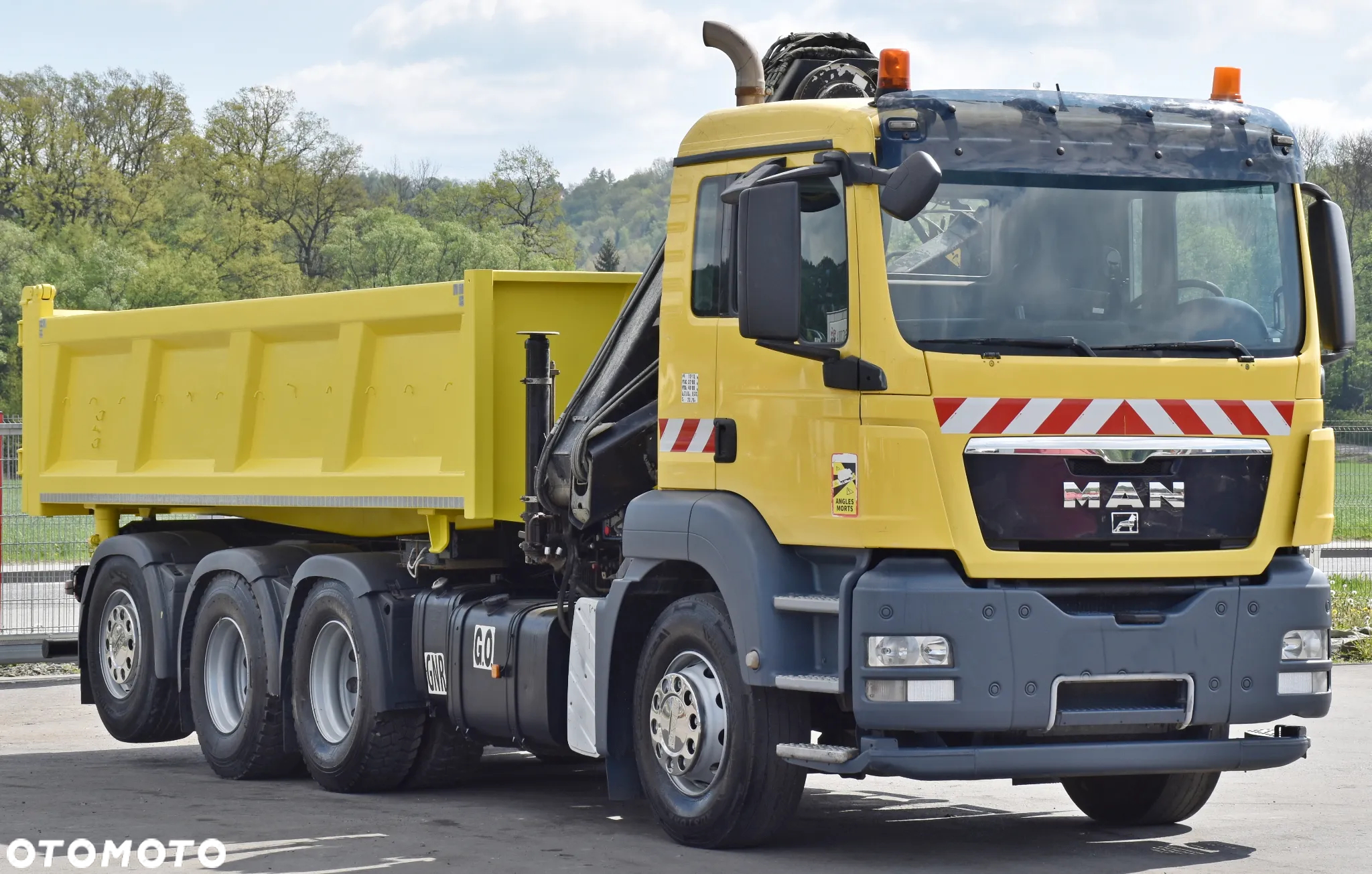 MAN TGS 35.440 * WYWROTKA 5,80 m + BORDMATIC * HIAB 122 B - 3 DUO * 8x4 - 4