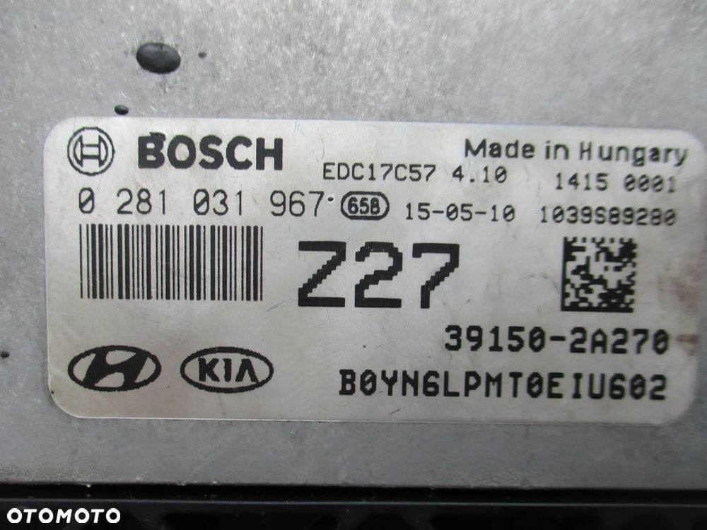 KIA VENGA IX20 STEROWNIK ECU KOMPUTER SILNIKA - 4