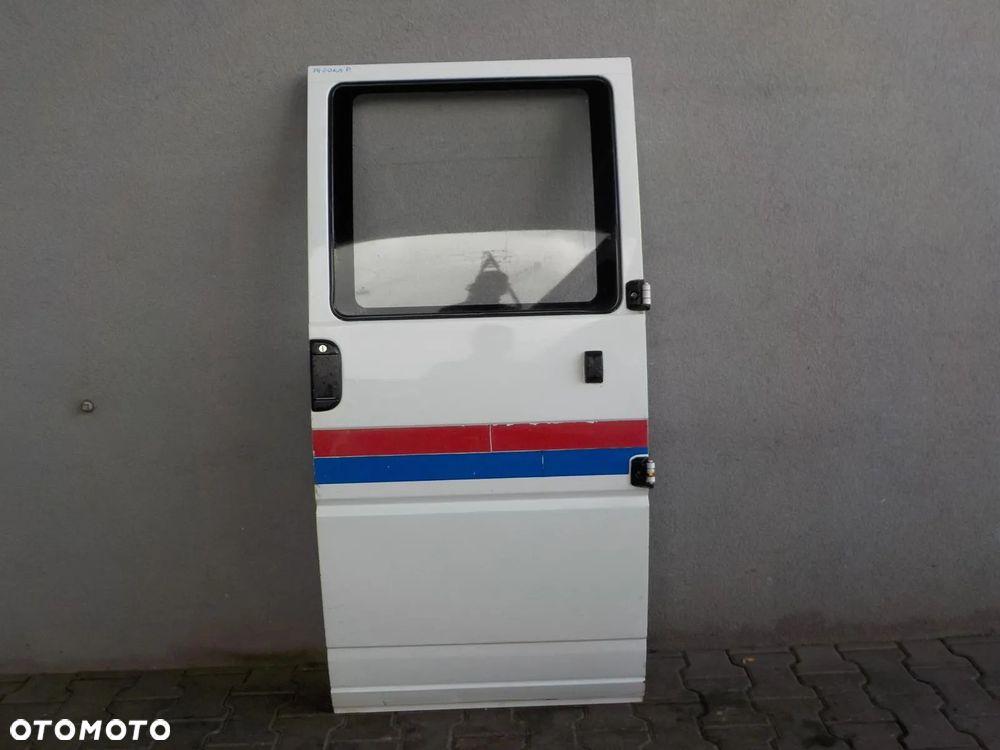 VW T4 DOKA DUBELKABINA DRZWI TYŁ TYLNE PRAWE KOMPLETNE - 1