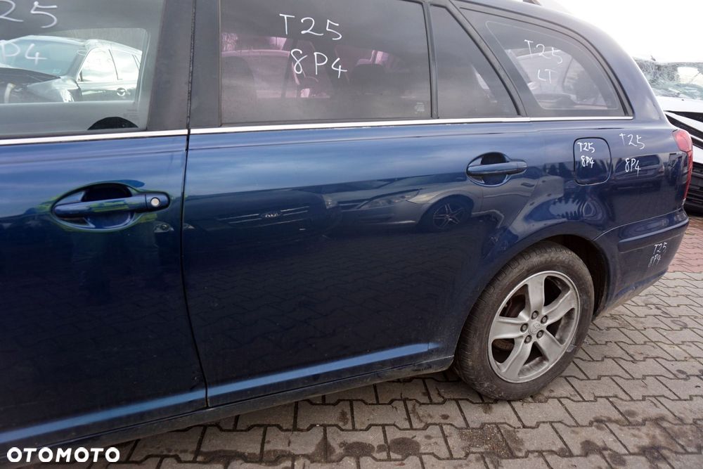 DRZWI TYLNE LEWE AVENSIS II T25 KOMBI 8P4  GRANATOWY TOYOTA 2003-2006 - 2
