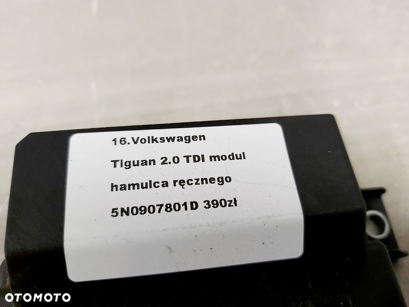 VOLKSWAGEN TIGUAN 1 I 5N MODUŁ STEROWNIK HAMULCA RĘCZNEGO 5N0907801D - 4