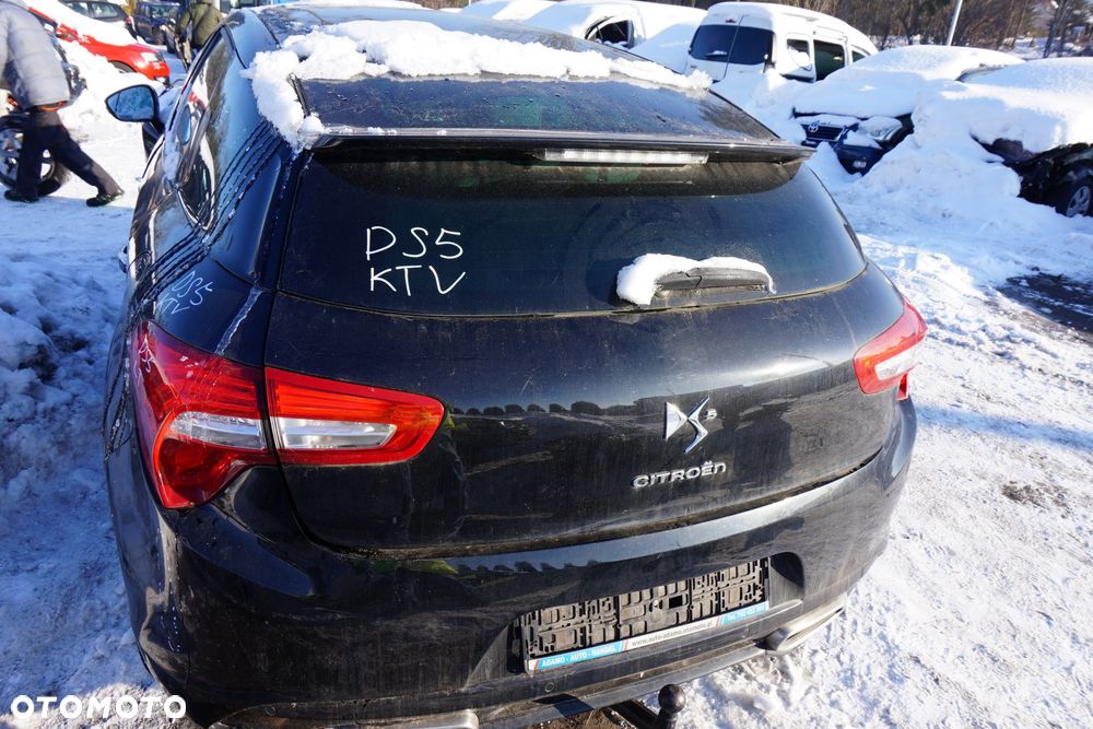 KLAPA BAGAŻNIKA TYLNA DS5  KTVD  CZARNY CITROEN 2011-2015 - 2