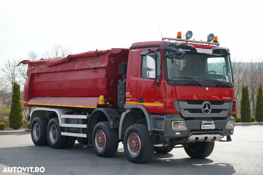 Mercedes-Benz ACTROS 4144 / 8x8 / BASCULATOR SPATE / MEILLER KIPPER / EURO 5 - 13