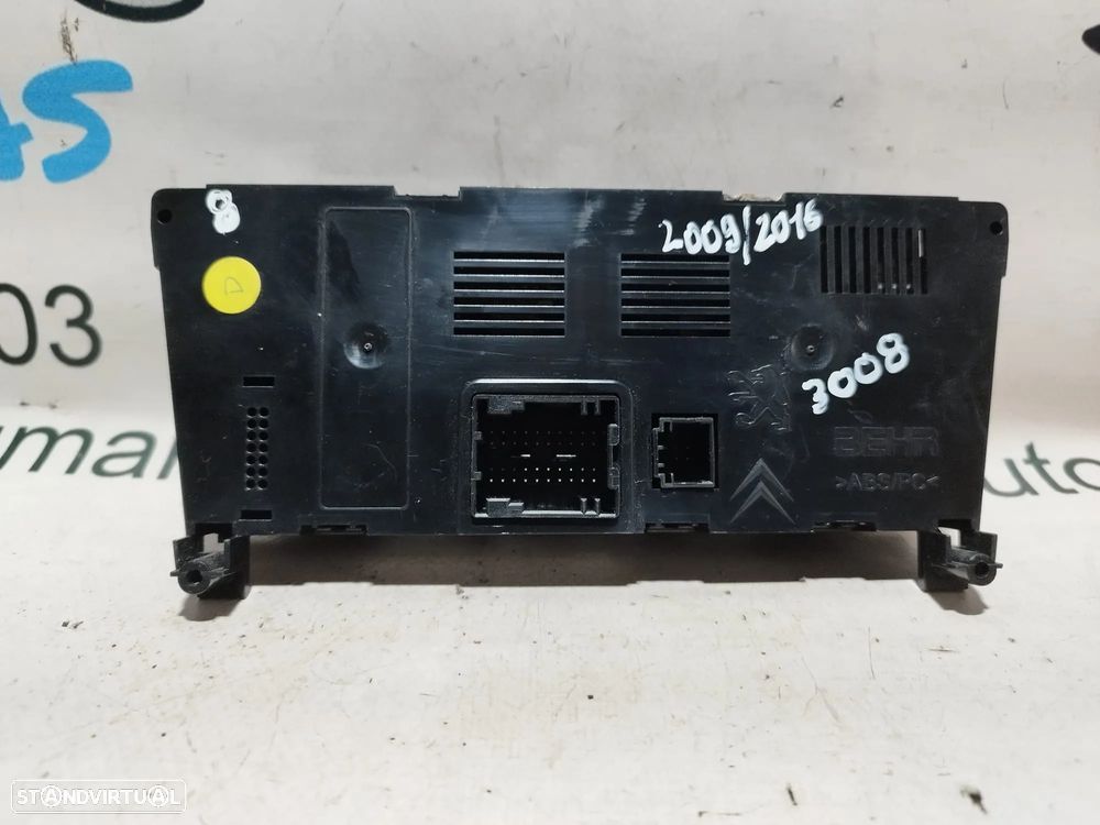 DISPLAY SOFAGEM COMANDO CHAUFFAGE AR CONDICIONADO AC CLIMATRONIC PEUGEOT 3008 96738322XT - 2