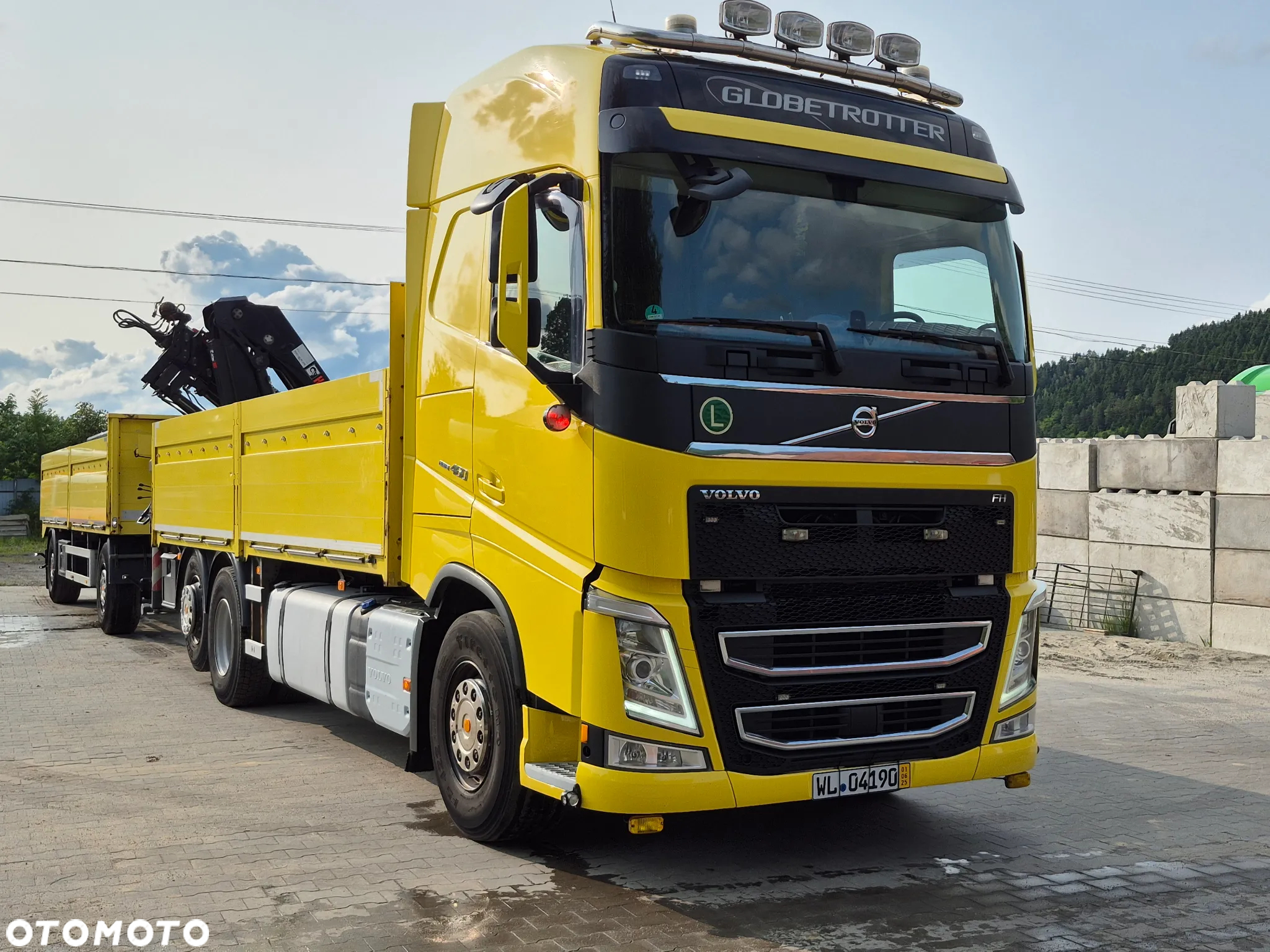 Volvo ZESTAW VOLVO 460 +HIAB 211EP-3 HIDUO +ROTATOR +PRZYCZEPA - 2