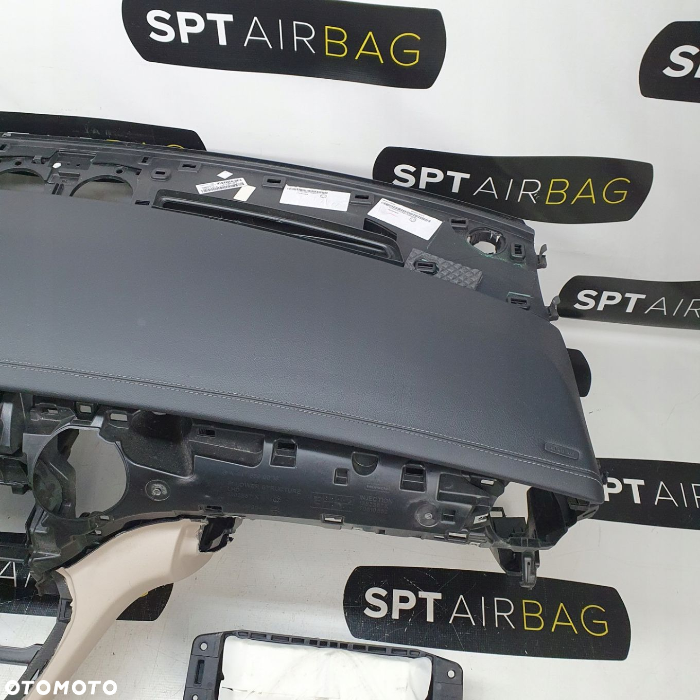 MERCEDES V KLASA NITKA DESKA ROZDZIELCZA KONSOLA KOKPIT PULPIT PODUSZKI AIRBAG AIR BAG PASY KIT SET - 4