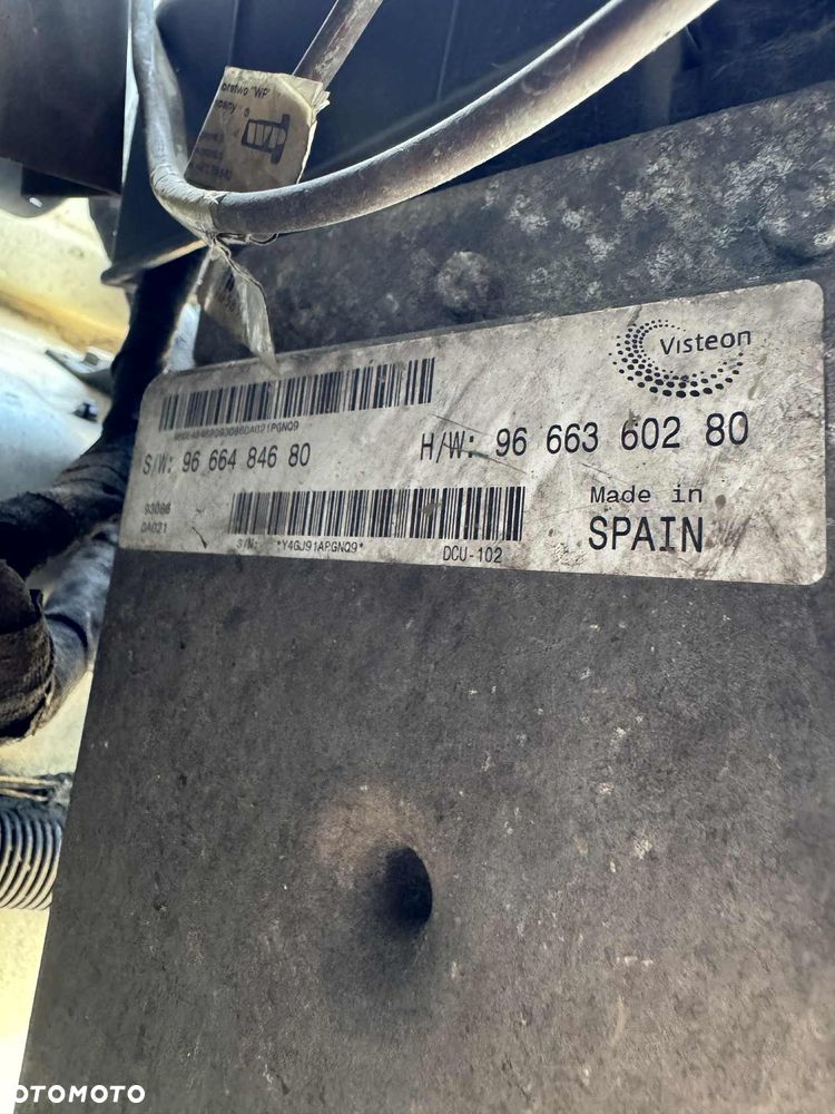 KOMPUTER ZESTAW DO ODPALENIA CITROEN JUMPER DUCATO 9666360280 - 1