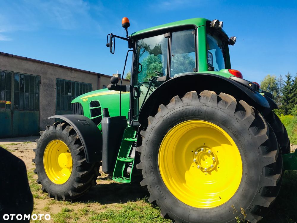 John Deere 7430 Premium Nowe opony Video Pneumatyka - 5