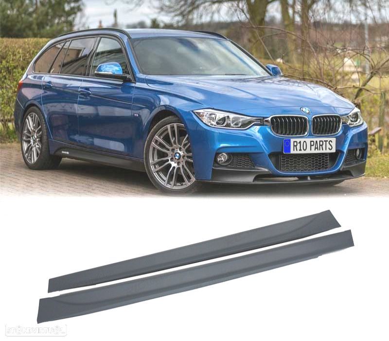 KIT CARROÇARIA BMW F31 TOURING LOOK M PERFORMANCE SAIDA DUPLA ESQ - 2
