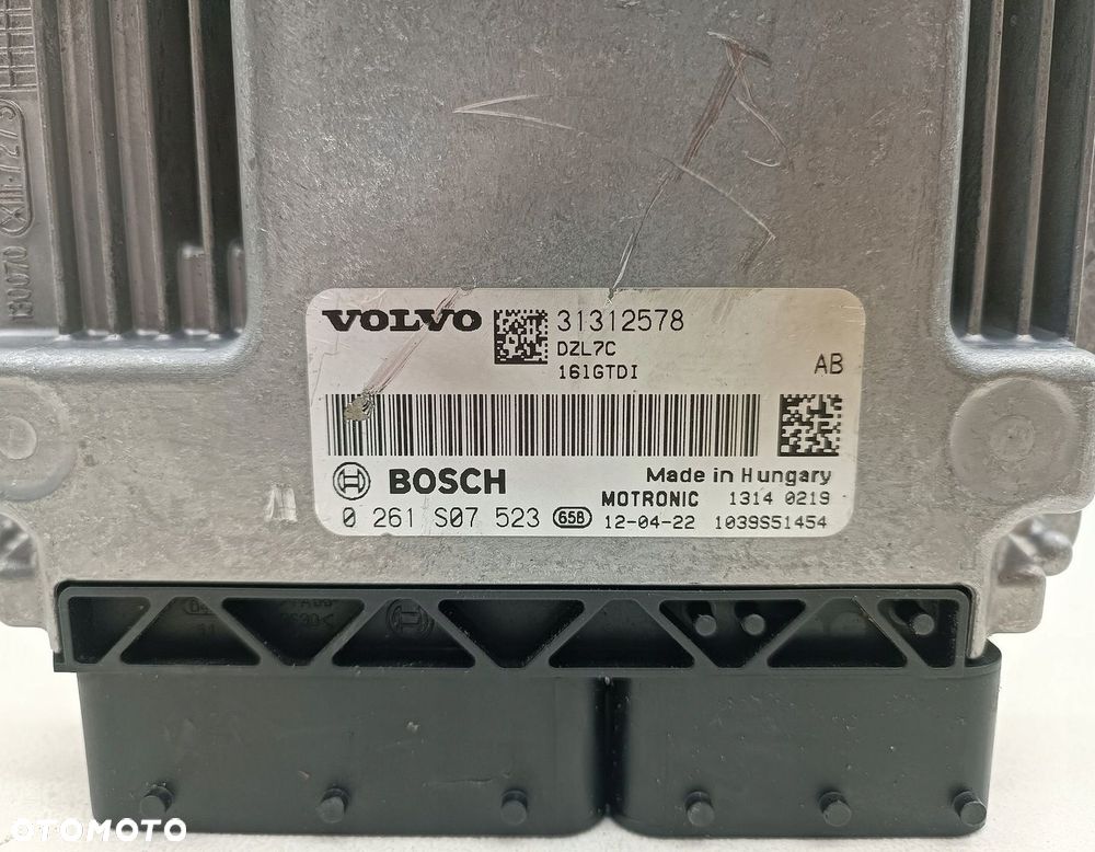 KOMPUTER SILNIKA STEROWNIK VOLVO V60 S60 II 1.6 T 31312578 0261S07523 - 2