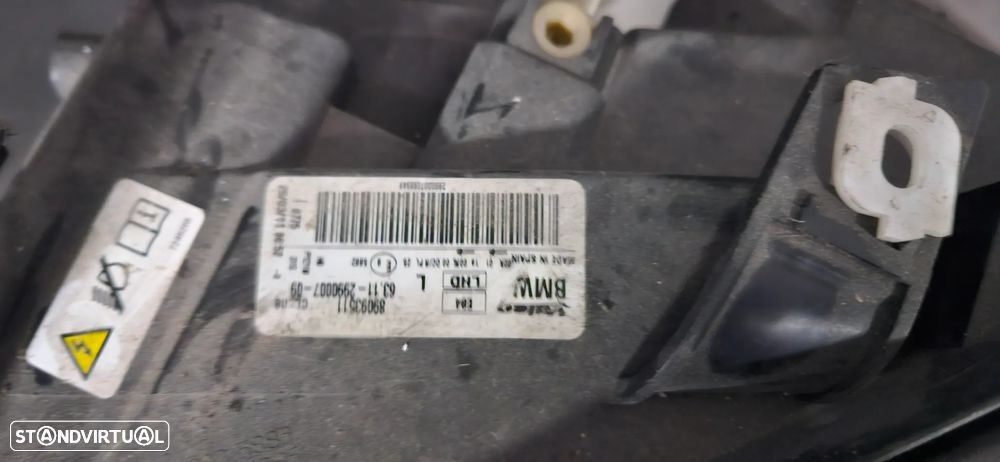 Farol esq bmw x1 xenon E84 2009 - 3