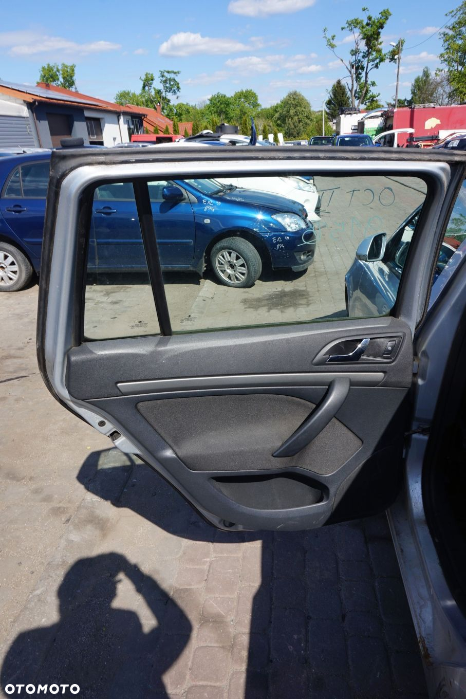 DRZWI TYLNE LEWE OCTAVIA II 1Z3 LIFT KOMBI 9156  SREBRNY SKODA 2008-2013 - 8