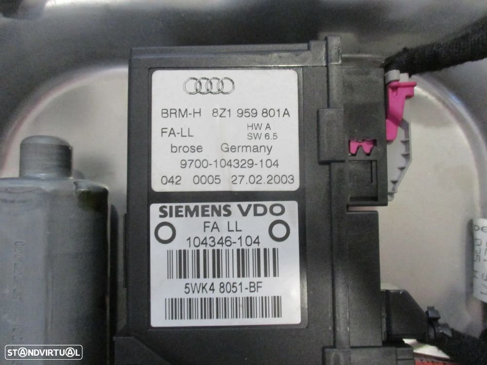 elevador porta audi A2 frente esquerdo 2001 - 3
