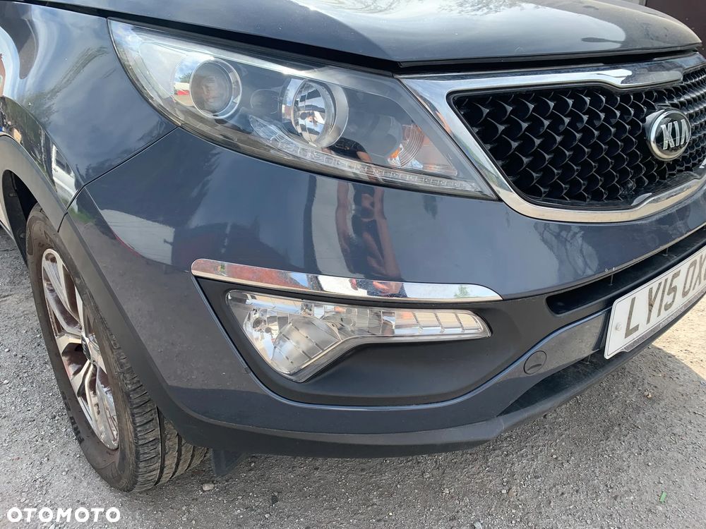Przód kompletny maska błotniki pas lampy zderzak KIA Sportage III Lift D7 - 10