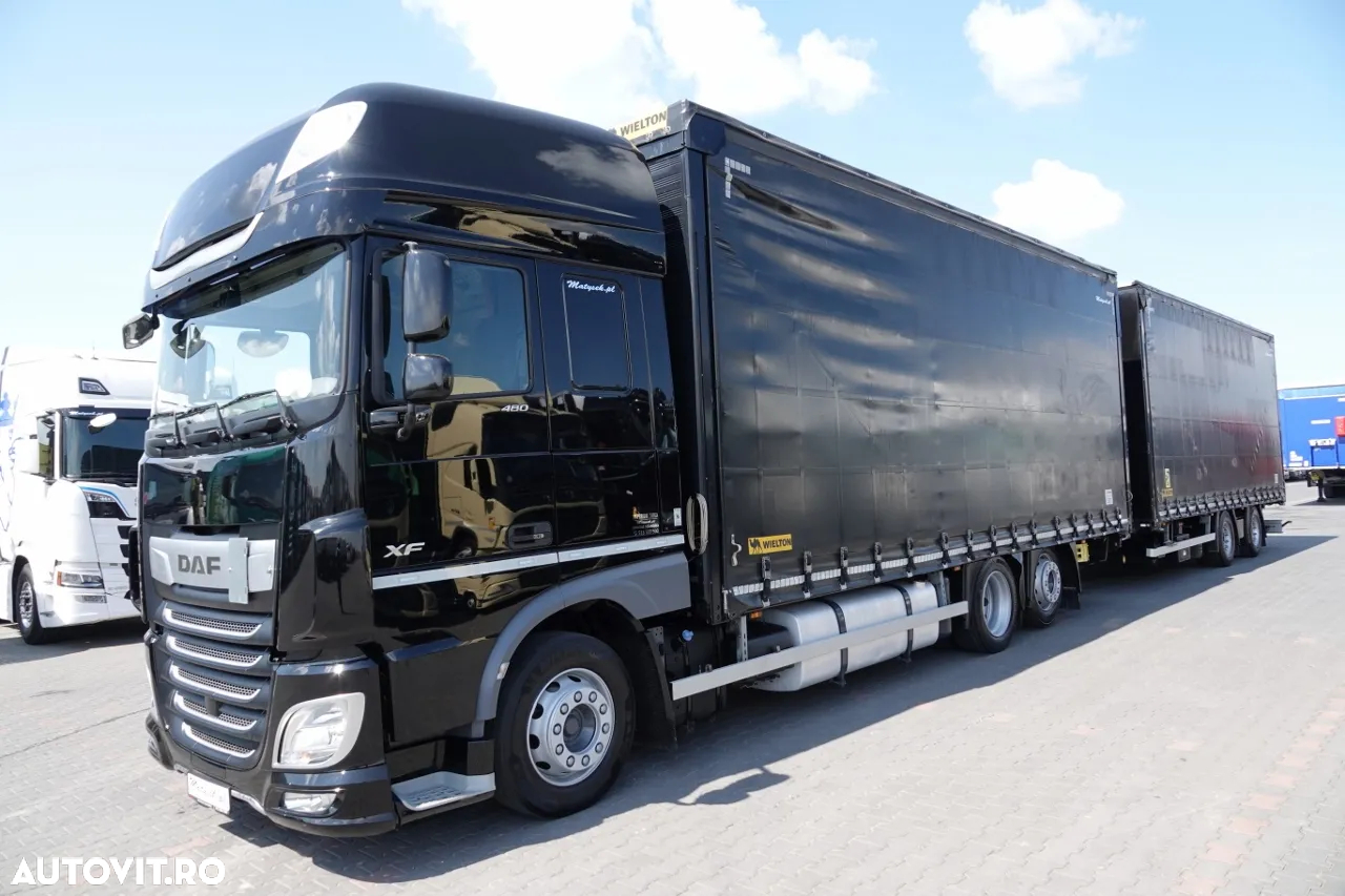 DAF XF 480 / COMBINAȚIE TANDEM / 120 M3 / TRANSPORT / I-PARK COOL / WIELTON / 2019 / CONTRACTUL DE SERVICE DUPĂ - 6