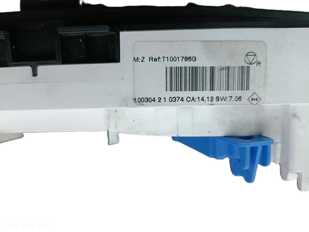 RENAULT MEGANE SCENIC III 09-16 panel nawiewu klimatyzacji T1001786G * - 3
