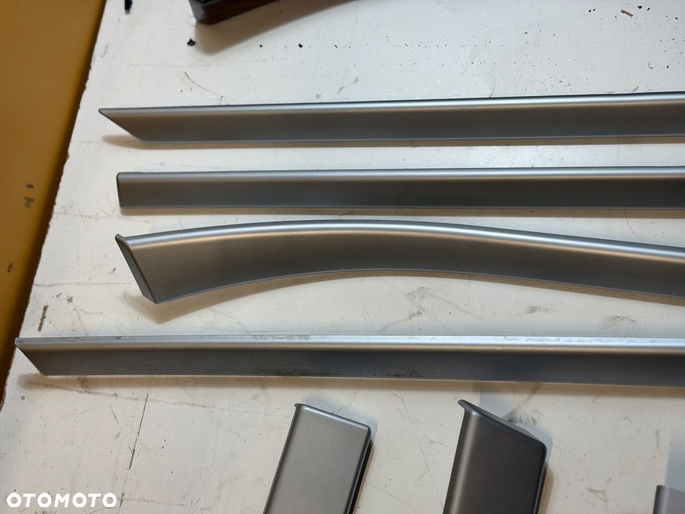 E39 Listwy dekory M pakiet chrom aluminium ozdobne komplet ładne - 7