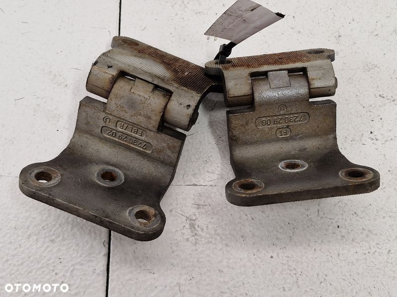 tata safari ii 2 zawias zawiasy drzwi prawy przód przednie komplet - 1