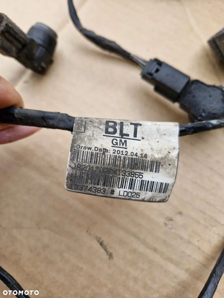 Wiązka PDC czujniki parkowania Opel Astra J IV LIFT kombi tył 13374383 - 2