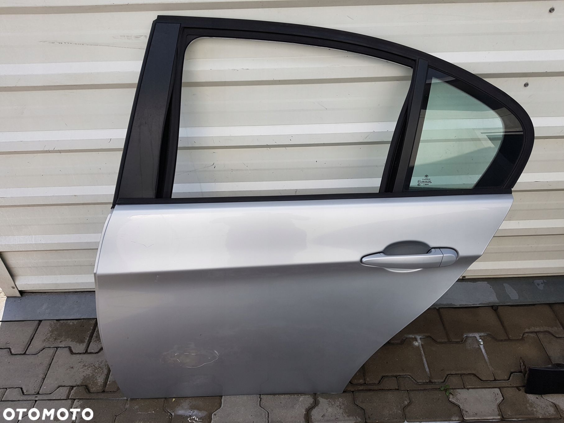 BMW 3 E90 DRZWI LEWE TYŁ TYLNE TITANSILBER 354 - 1