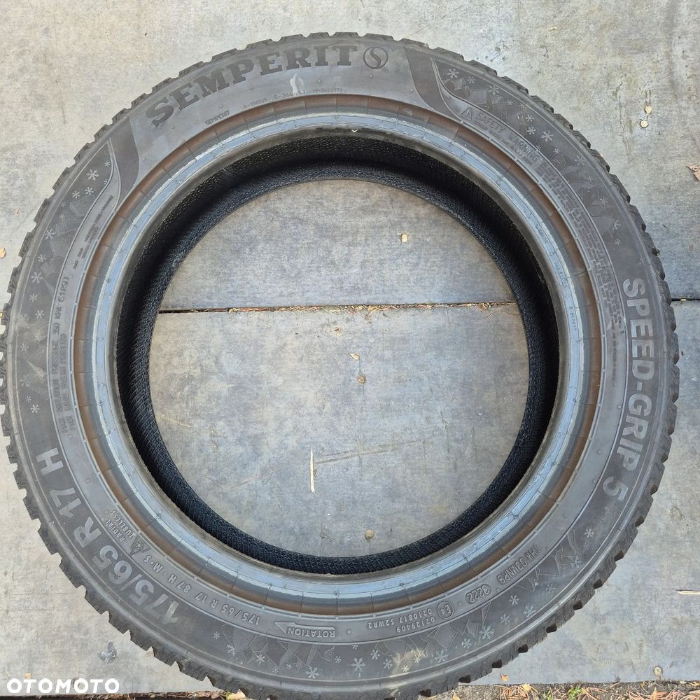 4szt OPONY ZIMOWE 175/65 R17 Semperit Speed-Grip 5 - 2022r - jak nowe 8mm - 6