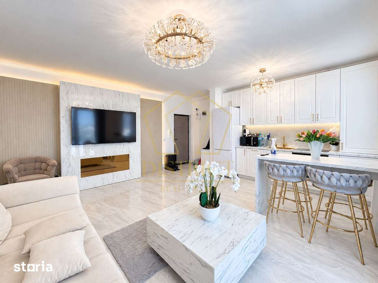 Apartament cu 2 camere mobilat de Lux | Etaj intermediar | in Giroc la — fotografia 1
