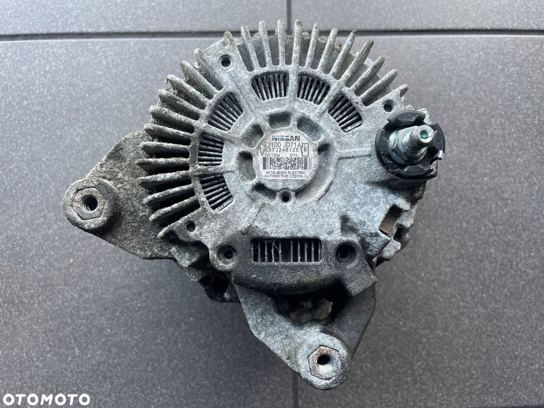 ALTERNATOR NISSAN RENAULT 23100JD71A A3TJ2481ZE - 2