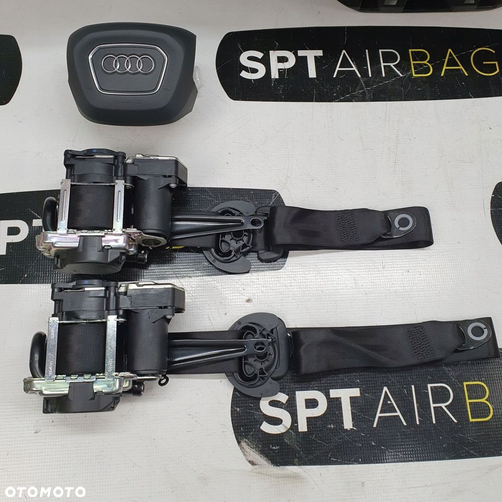 AUDI Q7 4M II DESKA ROZDZIELCZA KONSOLA KOKPIT PULPIT PODUSZKI AIRBAG AIR BAG PASY KIT SET - 8