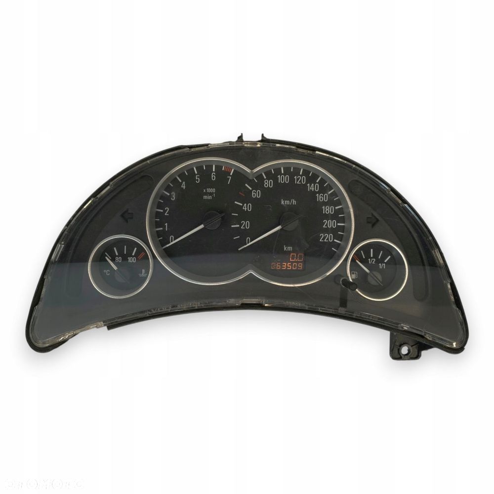 LICZNIK ZEGARY 13117946CD Opel Corsa C 1.2 16V Benzyna 63 509km europa - 3