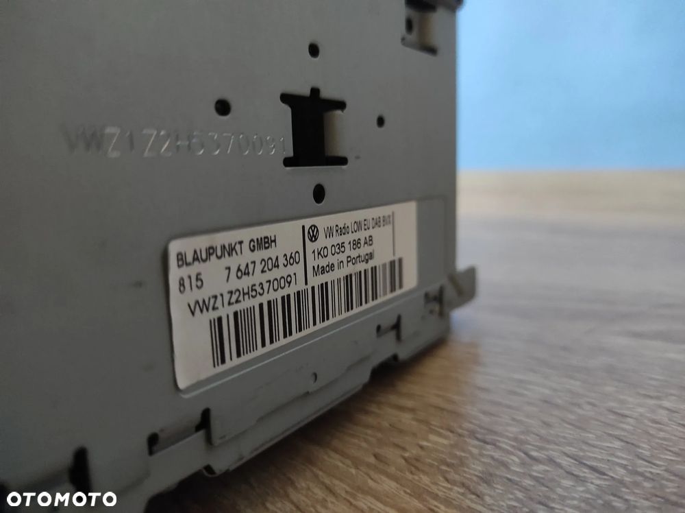 RADIO NAWIGACJA MP3 RCD DAB ROZKODOWANE VW PASSAT B6 B7 GOLF 5 6 PLUS JETTA KOMBI TOURAN CADDY SIROCCO TIGUAN POLO 1K0035186AB WYSYŁKA !!!! - 4