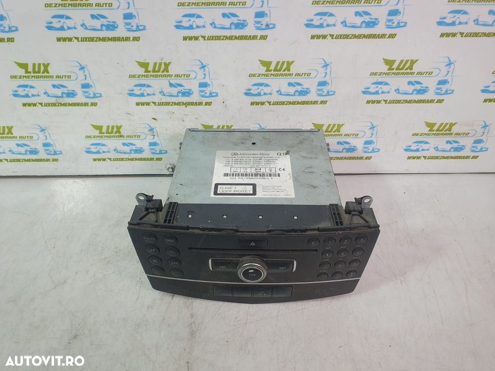 CD player a2049015401 Mercedes-Benz C-Class W204/S204  [din 2007 pana  2012] - 1