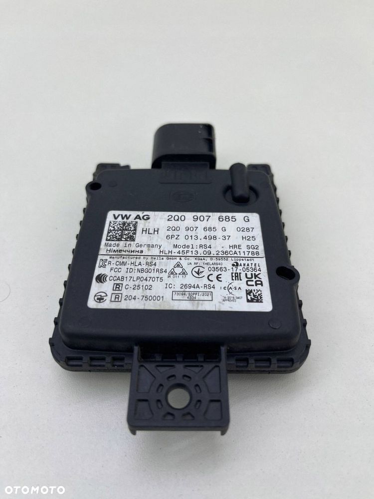 CUPRA LEON IV CZUJNIK MARTWEGO POLA ASYSTENT PASA RUCHU LEWY 2Q0907685G - 1