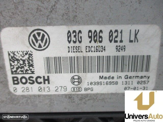 CENTRALINA MOTOR UCE SEAT LEON 2007 -0281013279 - 6