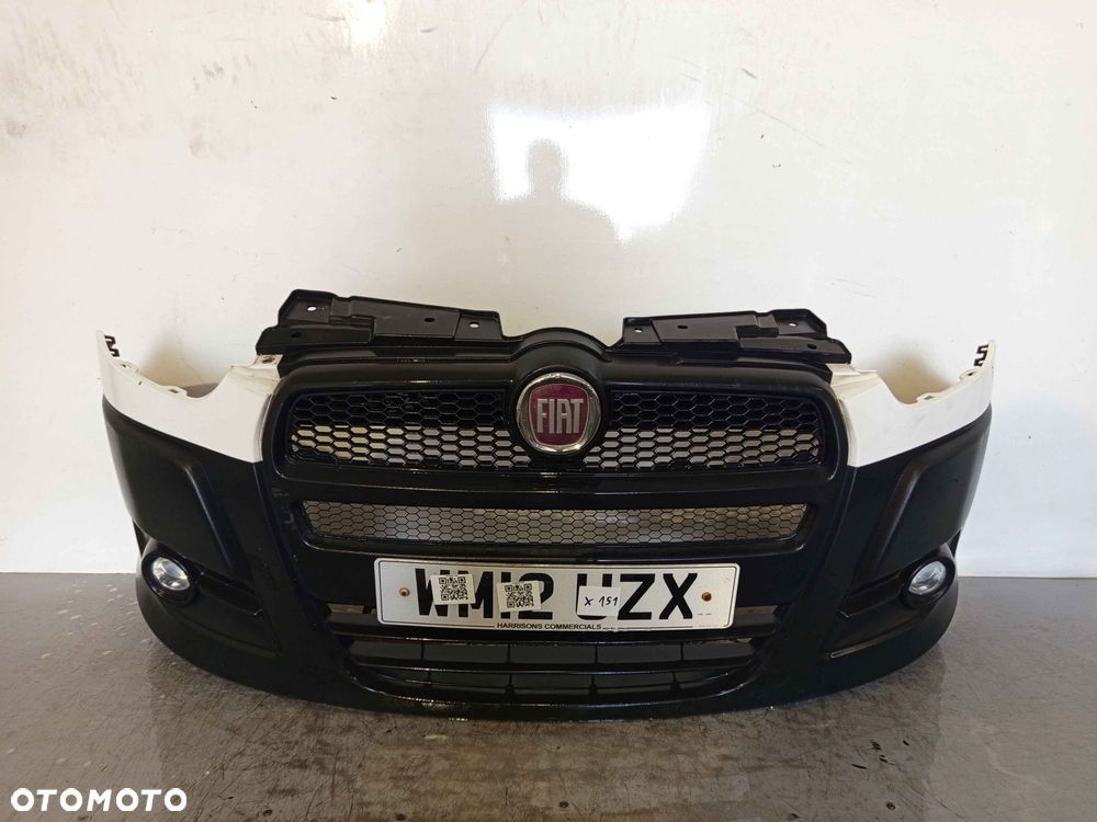 + ZDERZAK PRZÓD PRZEDNI FIAT DOBLO 2 II 249 BIAŁY HALOGENY - 1
