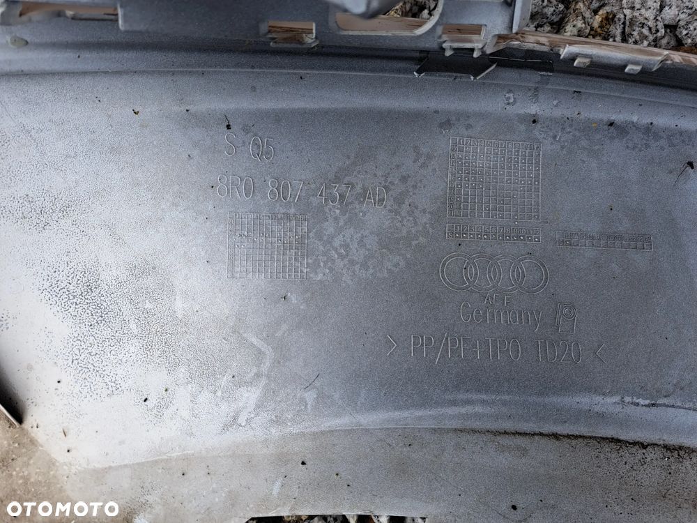 Zderzak przedni Przód Audi SQ5 8R 12-16 lift 8R 8R0807437AD - 12