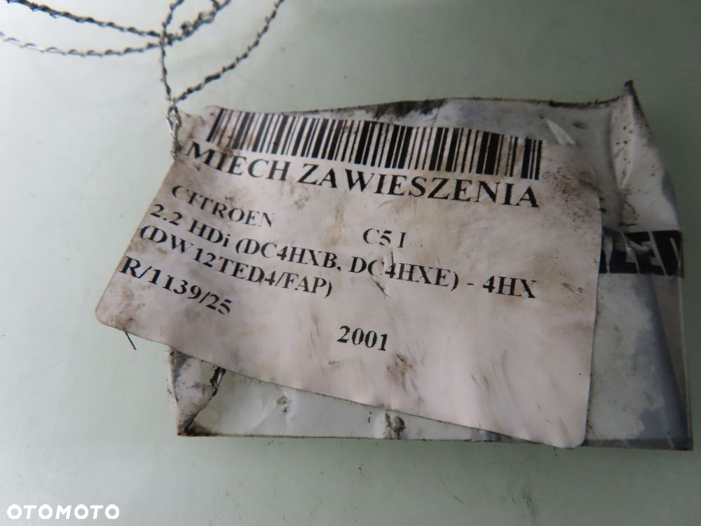 GRUSZKA ZAWIESZENIA TYŁ REGULATOR  CITROEN C5 I 96399219E - 7