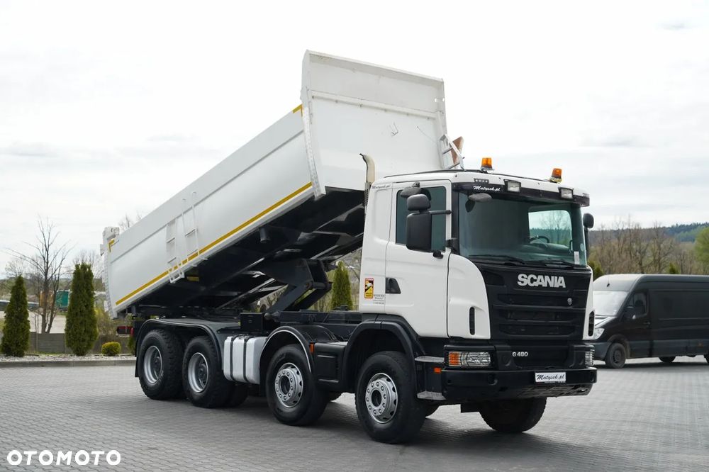 Scania G 480 / 8x4 / WYWROTKA / HYDROBURTA / BORDMATIC / MANUAL - 9