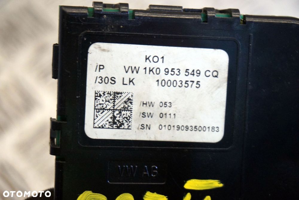 CZUJNIK KĄTA SKRĘTU GOLF VI 1K0953549CQ VOLKSWAGEN 2008-2016 - 3