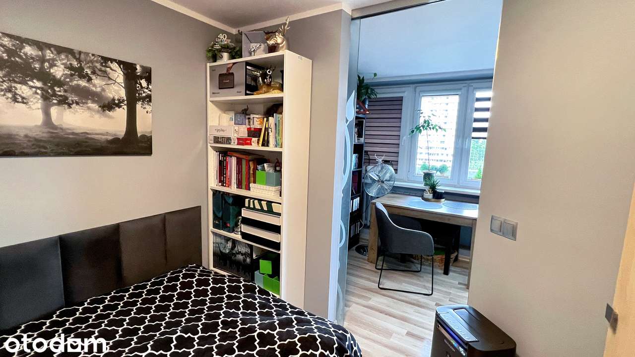 Os. Tysiąclecia, 37m2, salon z sypialnią i garderobą