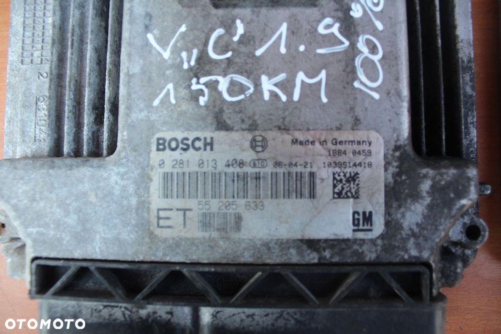 STEROWNIK KOMPUTER SILNIKA OPEL VECTRA C SIGNUM 1.9 CDTI 150KM 0281013408 ET - 2