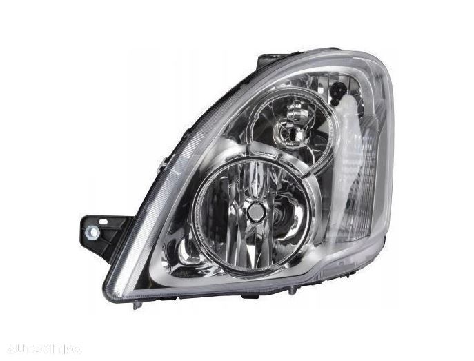 Far Iveco Daily, 09.2011-07.2014, RapidAuto, fata, partea stanga, cu lumina de zi; tip bec H1+H7+PY21W+W21/5W; electric; cu motor; - 1