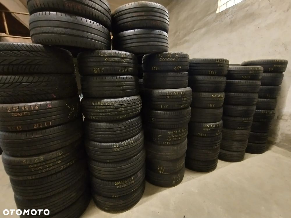letnie opony używane 14 15 16 17" pakiet Legnica hurt 205/55R16 205/60R16 195/65R15 185/65R15 - 10