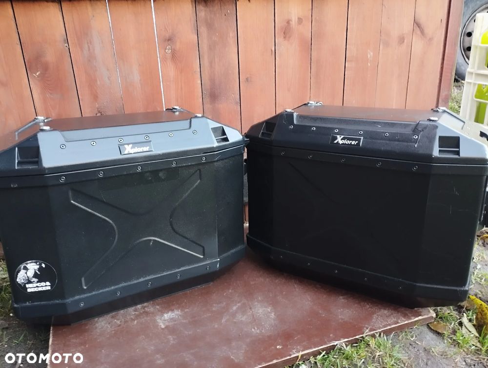 kufry boczne Hepco Becker Xplorer Monokey Honda Yamaha Suzuki Kawasaki