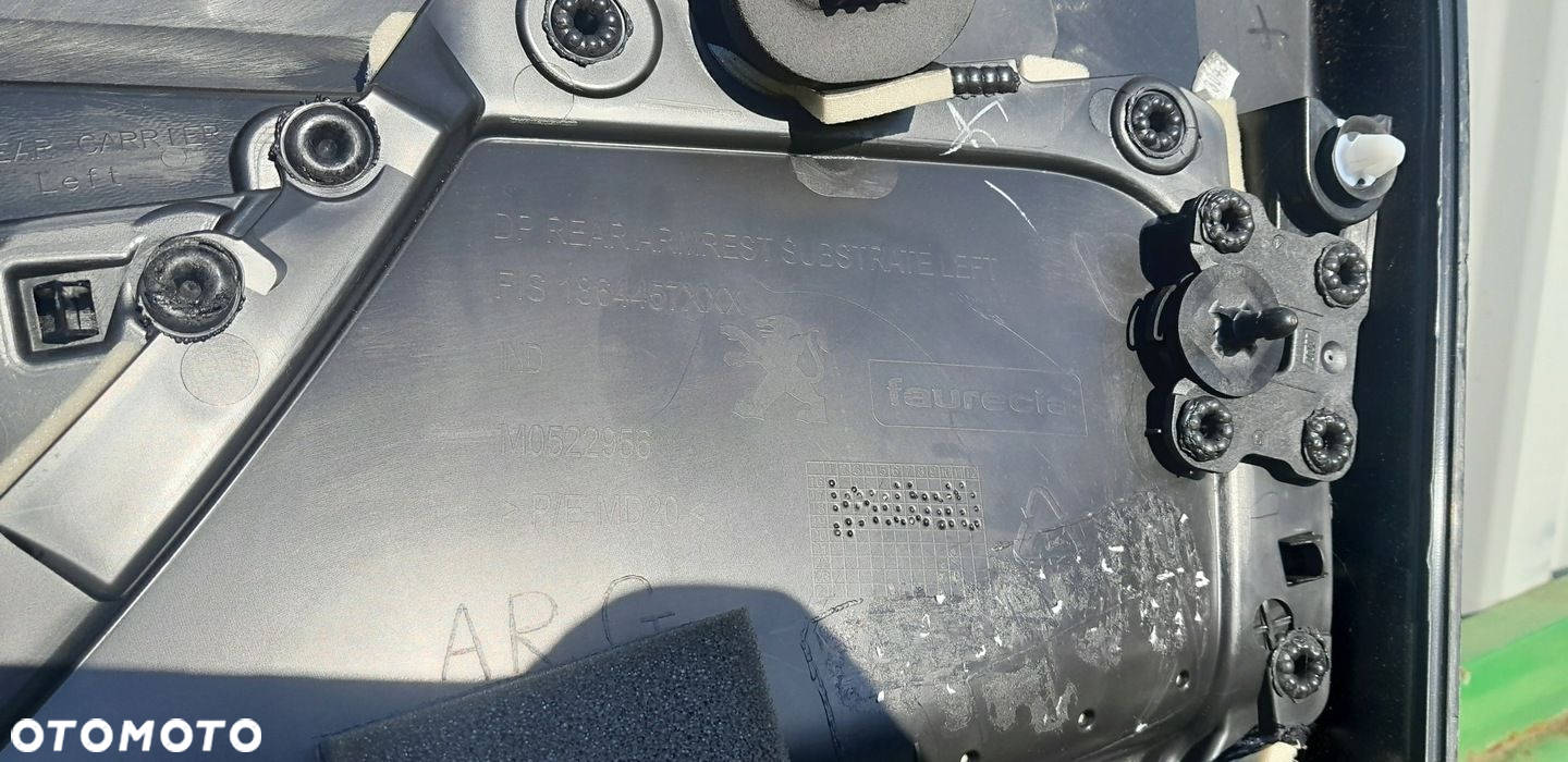 tapicerka boczek prawy tył Peugeot 5008 II pomarańczowa nić - 7