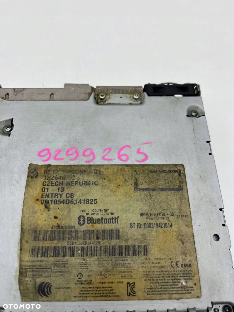 BMW 3 F30 F31 RADIO CZYTNIK NAWIGACJA 9299265 - 3