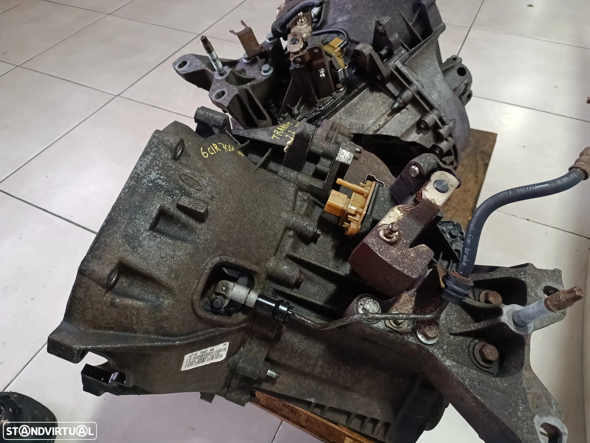 caixa 5 velocidades Ford Transit 2.2TDCI 85cv 6C1R 7002 AB motor P8FA - 8